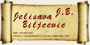 Jelisava Biljčević vizit kartica
